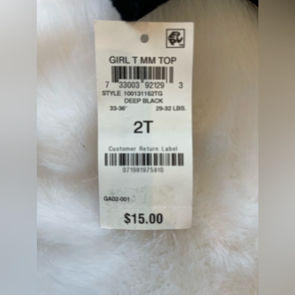 New first impressions little girls floral and black dress - Picture 3 of 4